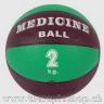 Medicinball 2kg grün