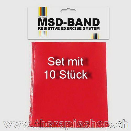 Latexband Set 2,5m rot